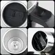 Термокружка с вентилятором для размешивания сахара Self Stirring Mug Black