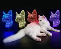 Сменная пластина для 3D ламп "Кошечка" 3DTOYSLAMP