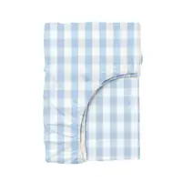 Простыня на резинке для коляски и люльки 40x80 BLUE CHECK