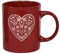 Кружка Ardesto Heart AR3074R 320 мл красная
