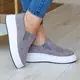 Слипоны женские Fashion Falcon 3175 41 размер 25,5 см Серый