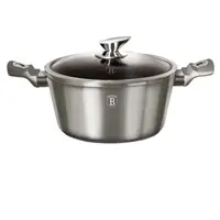 Кастрюля с крышкой Berlinger Haus MetalliС Line Сarbon Edition BH-1248N 7,3 л 26 см