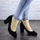 Туфли женские на каблуке Fashion Gata 2068 39 размер 25 см Черный