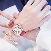 Комплект женский часы и браслет код 516