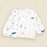 Комплект з футера сорочечка повзуні та чепчик Moon Bunny