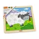 Деревянный пазл Viga Toys Овечка, 9 эл 51437