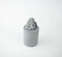 Аромасвічка CUPID SANTAL GRAY 100% WOOD WAX 165g 35h Гранд Презент NAC 1037GY