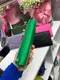 Зеленый – на магните – стильный яркий женский кошелек – 19х10 см – в фирменной коробке (1381)