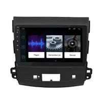 Штатна магнітола Lesko для Mitsubishi Outlander II Рестайлінг 2009-2013 екран 9" 1/16Gb/ Wi-Fi Optima GPS