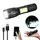 Фонарик аккумуляторный ручной Bailong BL-29 диод T6+COB зарядка от USB, фонарик led, водонепроницаемый