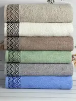 Zigzag new бавовняні рушники 70х140см., 6шт/уп. Sweet dream Туреччина.