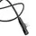 Кабель Baseus Lightning Rhythm Bent Audio adapter Connector 2.4A 1.2m, Black (CALLD-B01)