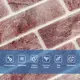 Панель стеновая 680х680х4мм Клинкер розовая глина SW-00002005