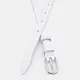 Женский кожаный ремень Borsa Leather 100v1genw60-white