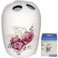 Подставка для зубных щеток Цветы 7х10 см SNT 888-02-002