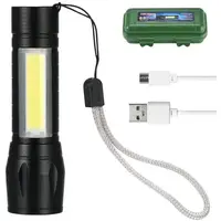 Ліхтарик ручний TOTO Ліхтар Box (USB Gharge) Black