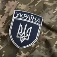 Набір шевронів 2 шт на липучці Укрзалізниця УЗ Україна 7х9 см вишитий патч нашивка Українська залізниця