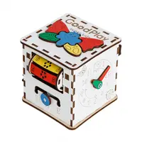 Детский развивающий куб Бизиборд K001, 12x12x12