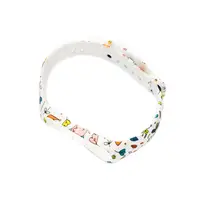 Ремешок силиконовый для Xiaomi Mi Band 3/4 XoKo Flowers White XK-XM-SL-WT