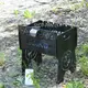 Мангал со встроенной шашлычницей и мотором на 6 шампуров с гравировкой - BMW