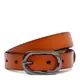 Женский кожаный ремень Borsa Leather CV1ZK-052g-brown