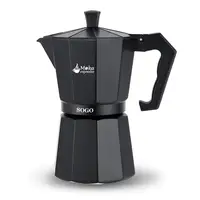 Гейзерная кофеварка SOGO SS-7610 300 мл 6 чашек черная