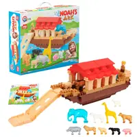 Дитячий конструктор Technok Toys 48 Ной та його ковчег 10 фігурок тварин 190 деталей. Multicolor (178494)