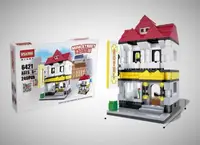 Конструктор Brick Hsanhe - Mini Street Store Block Hotel mini street 6418 249 деталей