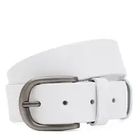 Женский кожаный ремень Borsa Leather 110v1genw112-white