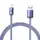 Кабель Baseus Crystal Shine Series Fast Charging Data Cable USB to iP 2.4A 1.2m, Purple (CAJY000005)