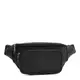 Мужская поясная кожаная сумка Borsa Leather K1381bl-black