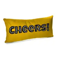 Подушка для дивана бархатная Cheers! 50x24 см (52BP_22NG003)