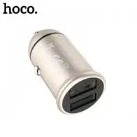 Адаптер автомобильный  Hoco Easy route metal mini Z30 |2USB, 3.1A|