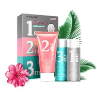 Набор 3 в 1 BIOAQUA Remove Black Head 3-step Kit для удаления черных точек на носу
