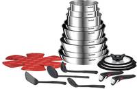 Набор посуды Tefal Ingenio Emotion L897SM74 22 предмета серебристый