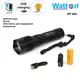 Мощный аккумуляторный универсальный фонарь 3000 Лм Watton WT-600 фонарик LED с USB зарядкой и сьемной батареей
