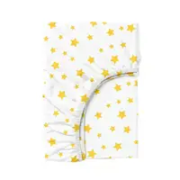 Простыня на резинке для коляски и люльки 40x80 YELLOW STARS