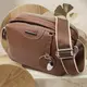Модная сумка на каждый день с двумя отделениями из натуральной кожи Vintage 22596 Коричневый