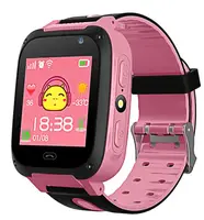 Дитячі розумні годинник з GPS UWatch Q9 з ліхтариком рожевий