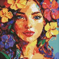 Алмазная мозаика "Тропическая мечта" 30х30см
