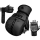 Рукавиці для ММА (Греплінгові рукавички) RDX F6 KARA Matte Black Plus L/XL