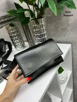 АКЦИЯ! Белый – стильный и элегантный клатч под клапаном, на магнитах (0541)