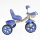 Детский велосипед 3-х колесный BS 811 BestTrike украинская озвучка 2 корзины. Violet  (169770)