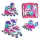 Детские ролики 025-М Best Roller, размер 34-37, стелька 21.5-24 см, колеса d - 7 см. Purple (151224)