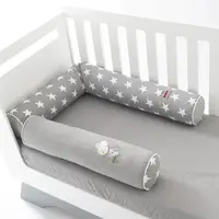 Бортик валик защитный мультифункциональный PAPAELLA 60х15 см 120х15 см в детскую кроватку