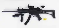 Игрушечный автомат "HY-017C" на пульках, коллиматорный прицел, лазер, фонарик (95680)