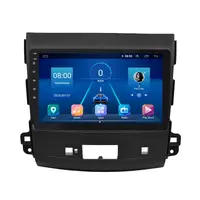 Штатная магнитола Lesko для Mitsubishi Outlander II 2005-2009 экран 9" 6/128Gb 4G Wi-Fi GPS Top
