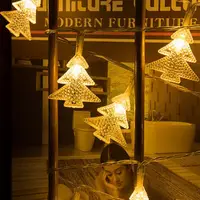 Світлодіодна гірлянда штора Lesko YQ030 Christmas Tree Тепле світло 1.5 м новорічні світильники лід