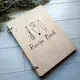 Кулинарная деревянная книга для записи рецептов