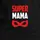Футболка "SUPER MAMA", Черный, XXL